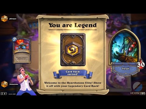 Hearthstone [Un'Goro] | Legend Super Aggro Control Shaman | Chamán Leyenda | 4K 60fps