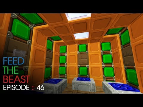 Minecraft Feed The Beast - E46 :: Teleporter Room