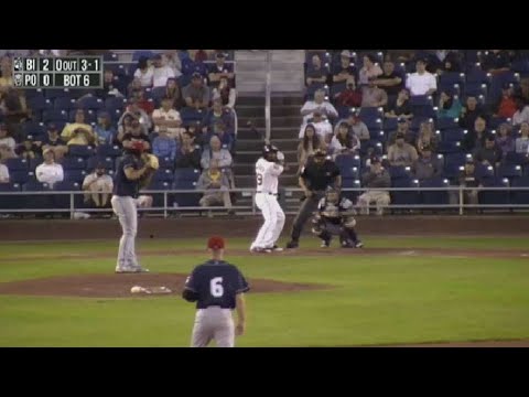 Tim Tebow Misjudges Fly Ball Off Wall, Gets Hit In Head