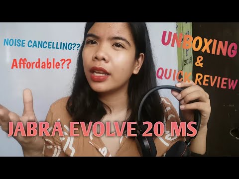 JABRA EVOLVE 20 MS ㅡ Quick Unboxing and Review 2020
