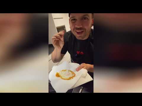 DABIZ MUÑOZ - HUEVO FRITO VIRIDIANA con mousse de foie + setas y queso viejo de cabra - David Muñoz