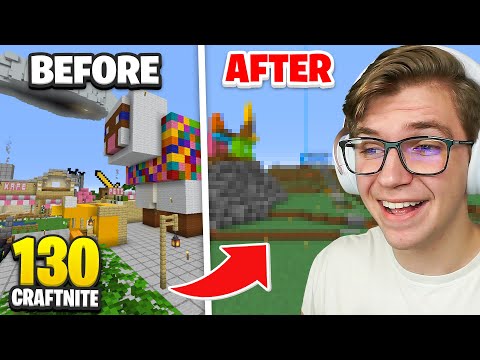 Craftnite: #130 - WE BUILT A NEW SPAWN! (Reveal)