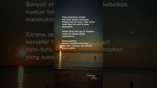 Download lagu Karakter Bukan dari Kata, Tapi dari Pilihan yang Kamu Ambil  #quotes #music #songlyrics #coversong mp3