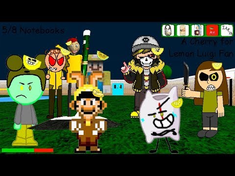 Lemon Luigi Fan's Basics  - Baldi's Basics Full Game Early Demo Mod