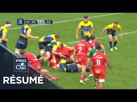 PRO D2 - Résumé Nevers-Aurillac: 28-26 - J30 - Saison 2018/2019