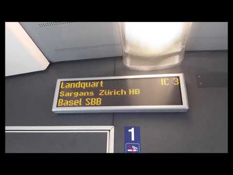 SBB Ansage Begrüssung im IC3 nach Basel SBB