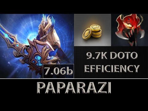 Paparazi [Sven] Fast Farm ► 9.7K Doto Efficiency ► Dota 2 [7.06b]