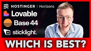 Best AI Website Builder for 2026? Lovable vs Base44 vs Hostinger Horizons vs Sticklight