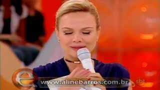 Eliana chora com a canção Ressuscita-me de Aline Barros