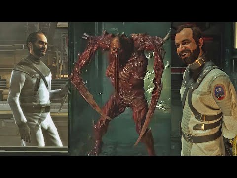 Dead Space - All Doctor Challus Mercer Scenes (Original and Remake)