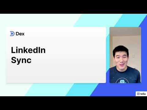 Syncing LinkedIn with Dex - YouTube