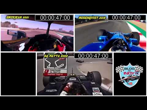 👀 On board cam Grosjean, Felix Rosenqvist e Cristiano da Matta em Laguna Seca #IndyCar 🏎️