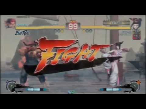 USFIV: Eita (Evil Ryu) vs Yossan (Juri) - Casual Matches