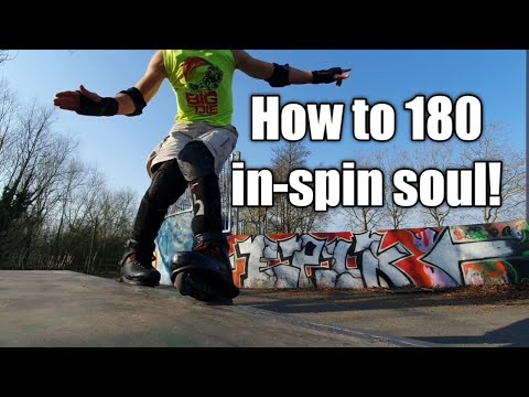 How to 180 in-spin soul grind: aggressive skating tutorial.
