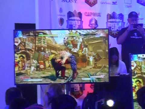 Crowd reaction - SF5 Manila Cup 2016 StriderBen (Guile) vs Eita (Ken)