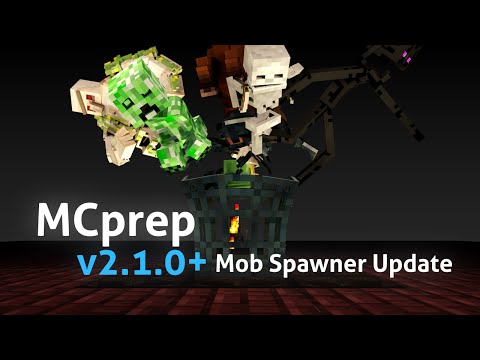 Insane Mob Spawner Update! (FREE) - Minecraft Blender Animations