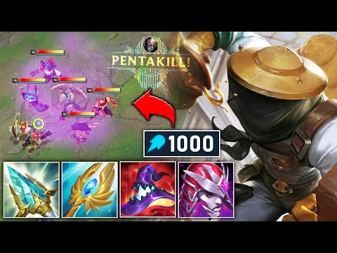 I HIT 1000 AP ON SINGED AND MY POISON SUFFOCATES YOU! (FIRST PENTAKILL OF SEASON 13)