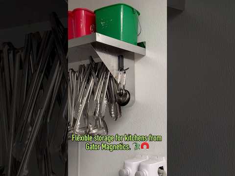 Video: Gator Magnetics Magnetic Kitchen Storage Hooks for Utensils, Measuring Tools & Prep Gear video thumbnail
