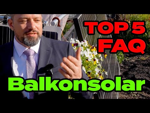 TOP 5 Fragen zu Balkonkraftwerken & Antworten von Balkonsolar-Experte Christian Ofenheusle