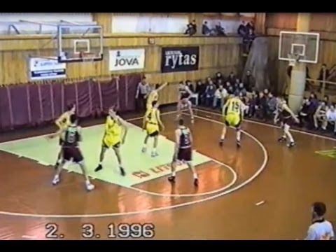 LKL. Plungės Olimpas - Panevėžio Lietkabelis 1996 03 02