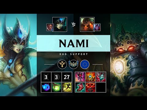 Nami Support vs Nautilus - EUW Challenger Patch 25.11