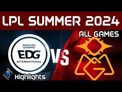 EDG vs OMG Highlights ALL GAMES LPL Summer 2024 EDward Gaming vs Oh My God by Onivia