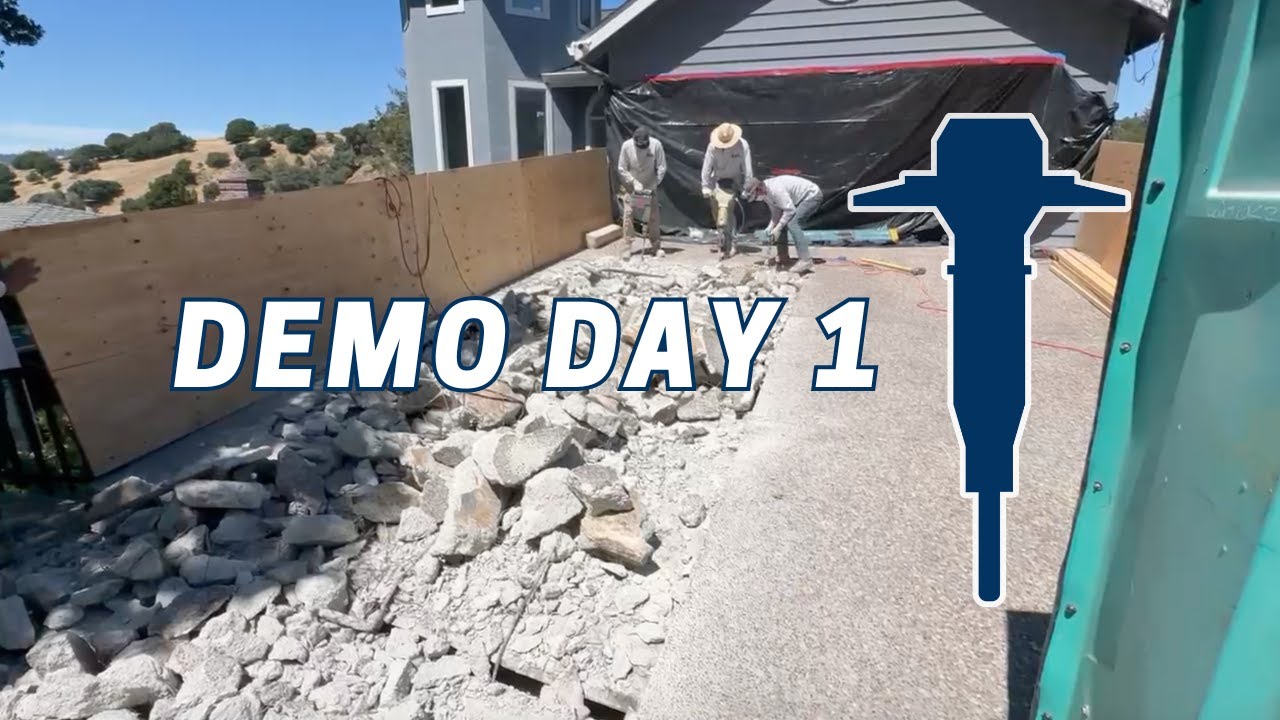 Driveway Bridge Demolition Day with Jim Gardner Construction