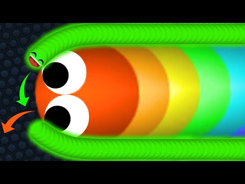Slither.io Best Trolling Snake vs Tiny Snakes Epic Slitherio Gameplay