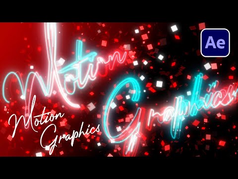 Easy After Effects Tutorial Particles Logo Text Animation Download Free Template