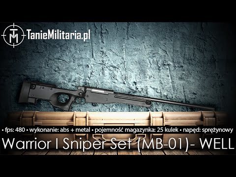 WARRIOR I SNIPER SET (MB-01) FIRMY WELL - TANIEMILITARIA.PL