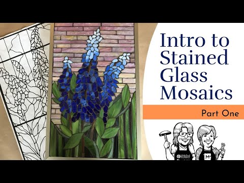 Beginner Introduction to Stained Glass Mosaics Video, Part One
