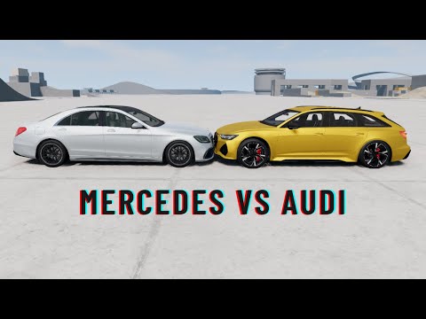 Thumbnail for Mercedes-Benz S-class w222 VS Audi RS6 C8 250mph crashtest by Mercedes-Benz S-Class (W222)