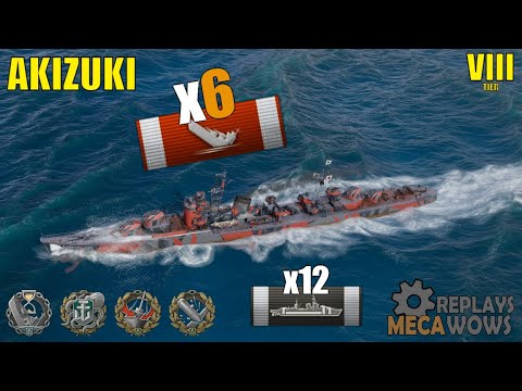 Akizuki 6 Kills & 149k Damage | World of Warships Gameplay