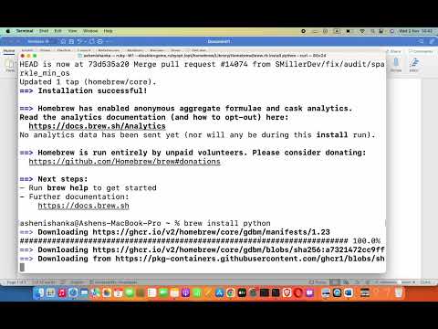 Python Version Command Not Found Mac