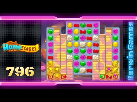 Homescapes Level 796 - No Boosters