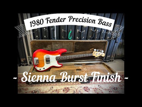 1980 FENDER PRECISION BASS - SIENNA BURST - Andy's Vintage Guitars
