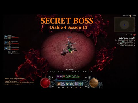Diablo 4 Season 11 - New Secret Boss (Extra info and tips in description)