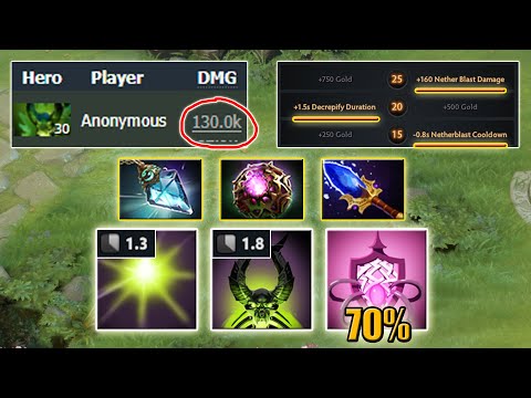 Infinite Decrepify + 1.3 sec cooldown Nether Blast [Bad Juju 70% Cooldown Reduction] Ability Draft