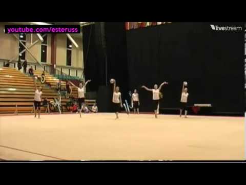 Azerbaijan 2 ribbons + 3 balls Training Tartu 2014