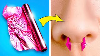 Fake Tattoos And Piercings || Awesome Beauty Hacks