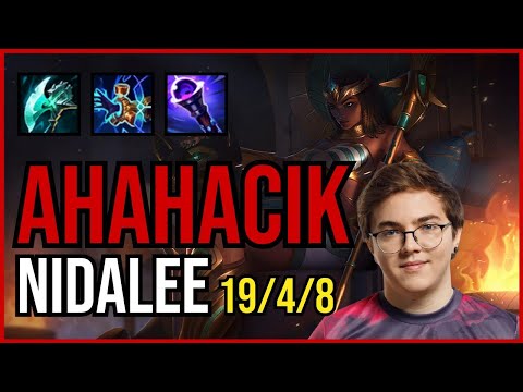 AHAHACIK - NIDALEE vs RAMMUS Jungle - EUW Challenger - Patch 11.3