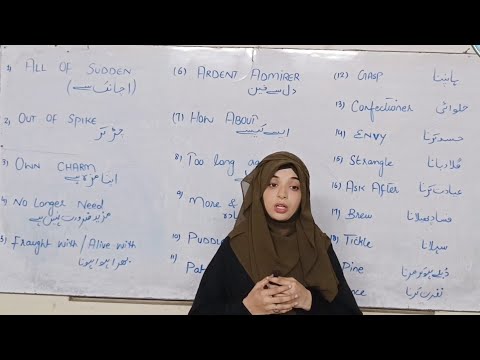 IELTS Vocabulary |English Spoken| English to Urdu Sentences| Daily use English Sentences Lesson 110
