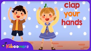 Clap Your Hands | Action Songs for Children |  The Kiboomers