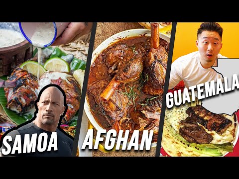 Samoan vs Afghan vs Guatemalan Food (7 More RARE Cuisines!)