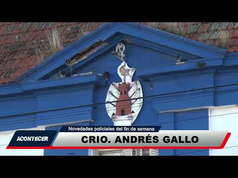 Marcos Juárez: Novedades policiales del fin de semana