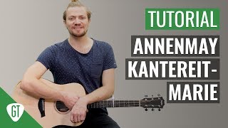 AnnenMayKantereit - Marie | Gitarren Tutorial Deutsch