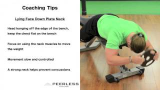 386. Lying Face Down Plate Neck