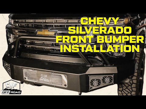 Chevy Silverado Front Bumper Install - CVF Offroad