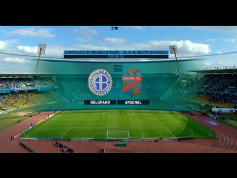 Fútbol en vivo. Belgrano - Arsenal. Fecha 12 del Torneo de Primera División. FPT.
