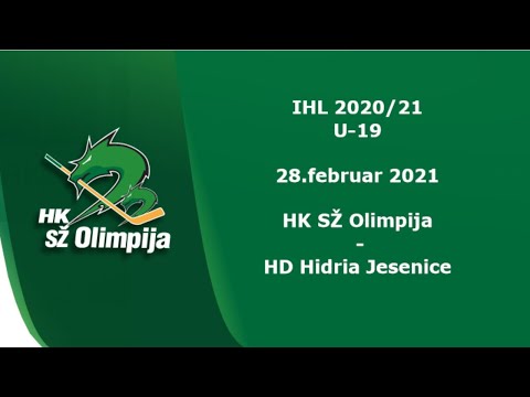 U-19 28.2.2021, HK SŽ Olimpija - HD Hidria Jesenice